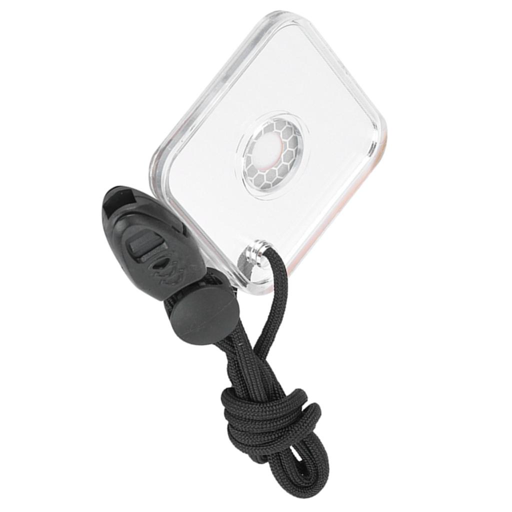 Outdoor Survival Acrylic Reflector Signal Mirror Safety with Lanyard whistle