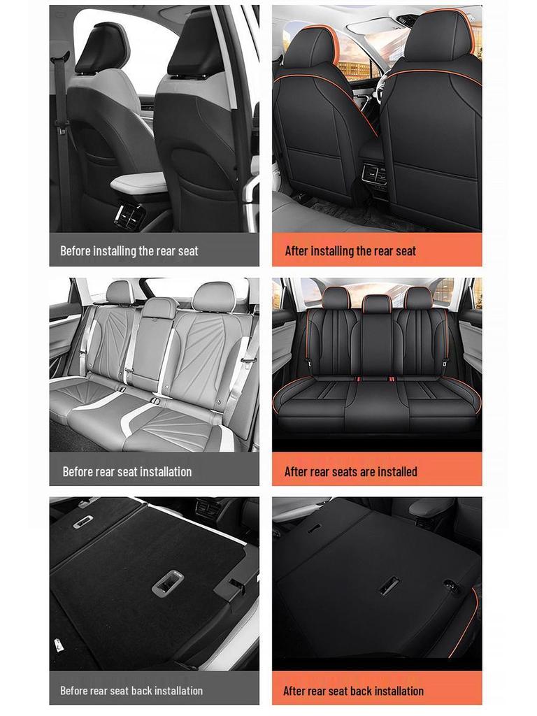 Boyue L Полный чехол на сиденье автомобиля из дышащей перфорированной кожи для всех сезонов