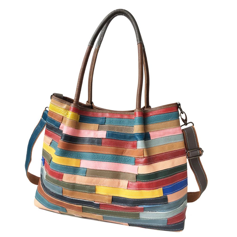 Винтажная женская сумка кроссбоди из натуральной кожи с цветочным принтом – ромбовидный узор, универсальная и повседневная