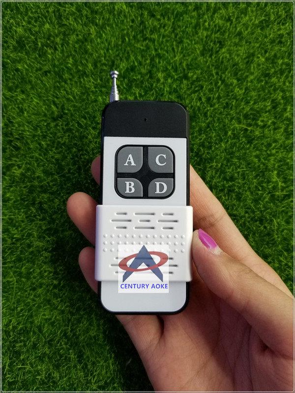 220V 4-Channel Remote Control Switch with Learning Code: Supports Jogging, Self-Locking, and Interlocking Functions for Luminaires