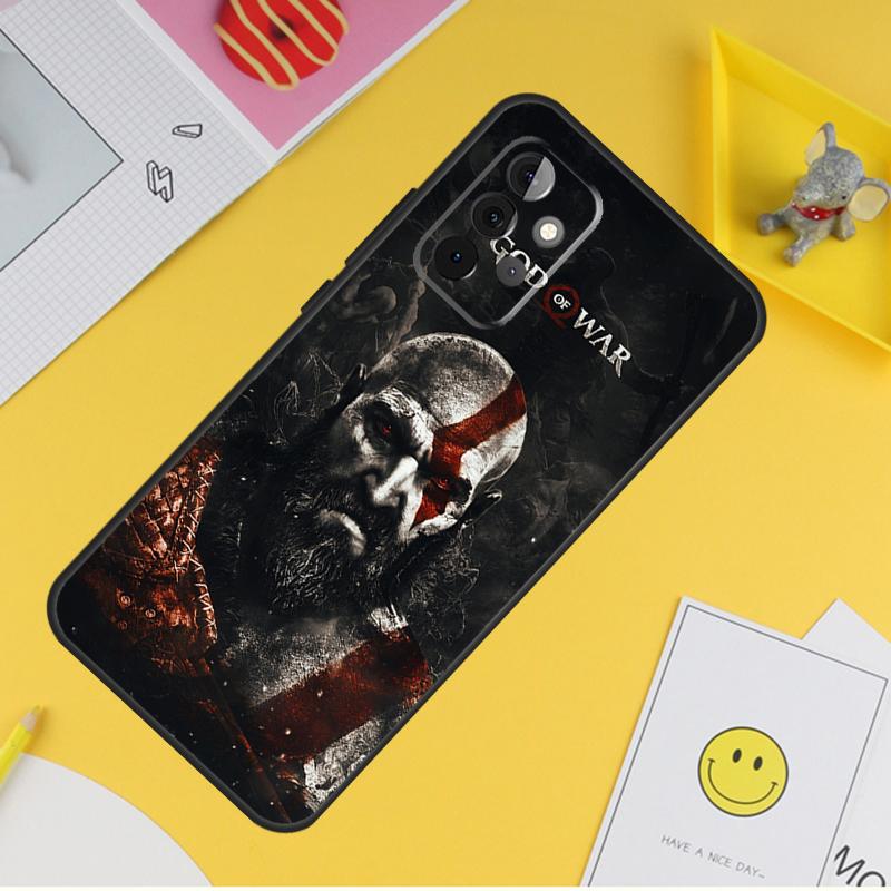Чехол God of War для Samsung Galaxy A55 A35 A25 A15 A51 A71 A12 A32 A52 A13 A33 A53 A14 A34 A54