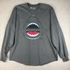 Футболка Spirit Jersey Shark Reef Мужская S Серая Bite Me Акула Графика Аквариум MGM
