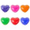 2 шт., игрушка-сжиматель, шарики для снятия стресса с шариками в форме сердца, снятие стресса, яркие цветные забавные игрушки для детей
