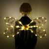 Fairy Wings Women Glowing Dragonfly Wing Costume Lightweight Breathable Dress-Up Accessories for Parties Cosplay Perform
