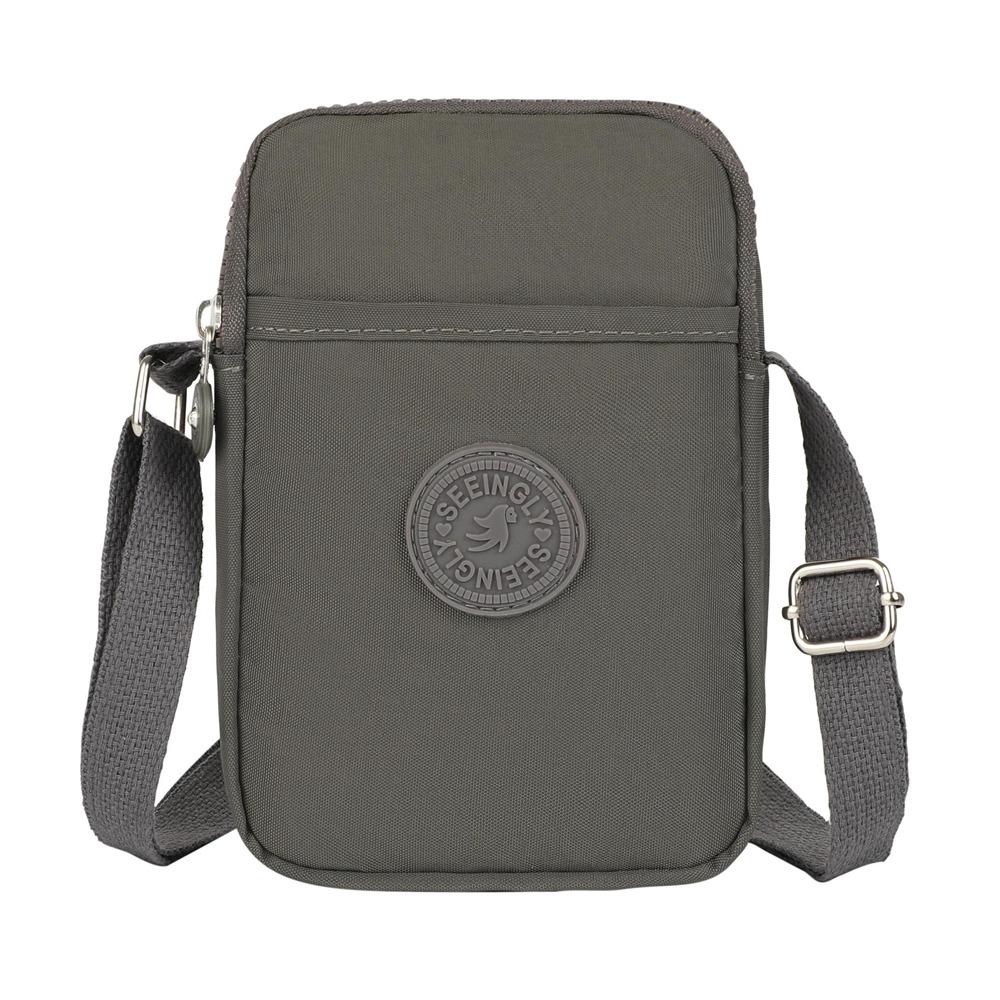 Multi-functional Shoulder Bag Nylon Small Phone Bag Vintage Zipper Crossbody Bag  Storage Bag