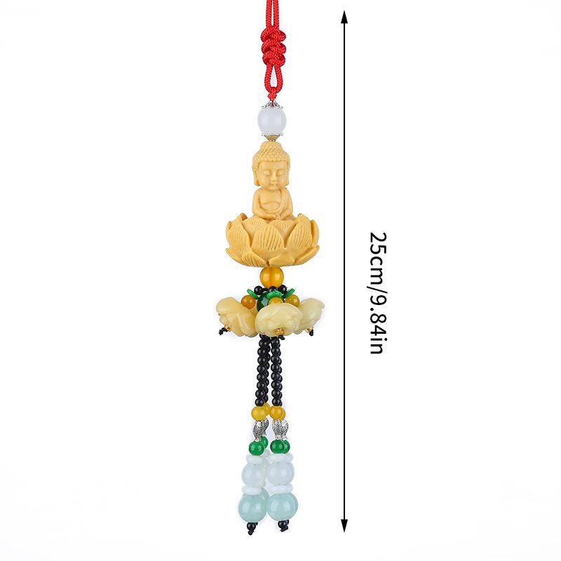 Car Pendant Out Of The Buddha And Into The Safe Chinese Style Resin Car Interior Pendant Pixiu Rearview Mirror Pendant