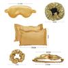 SL Custom logo Designer Bonnets Double Layer Hair Bonnet Silk Pillow case and Bonnet Set
