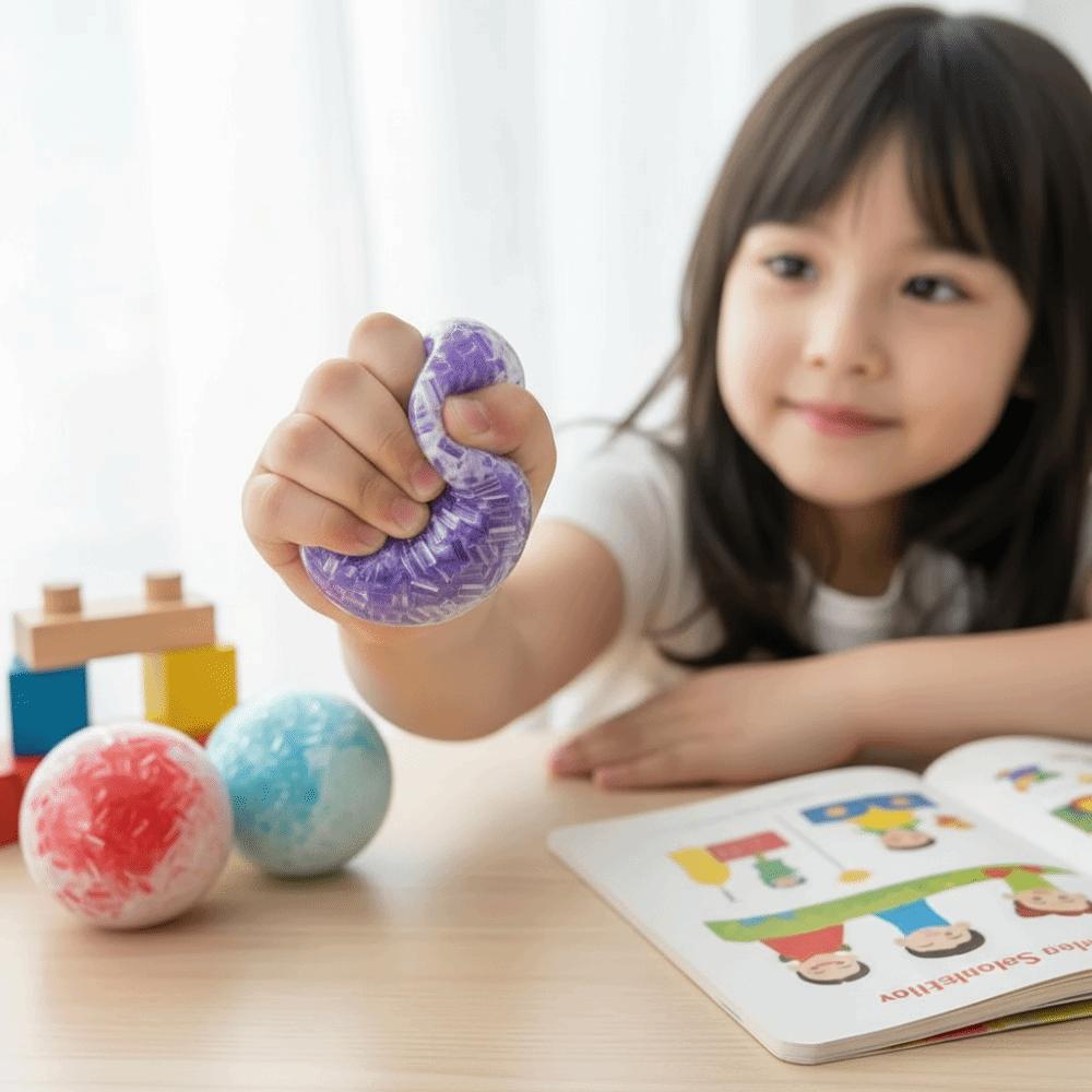 Rebound Reshape Cracking Squishy Toy Crushed Ice Sensory Fidget Ball Fidget Toy Kids Adults