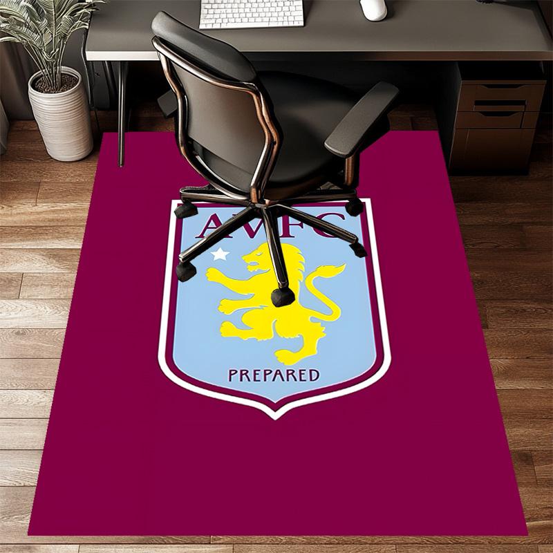 Aston Villa Printed Area Rug Carpet for Bedroom Living Room Home Decor Rugs Mat Non Slip Mat Rug for Bedside