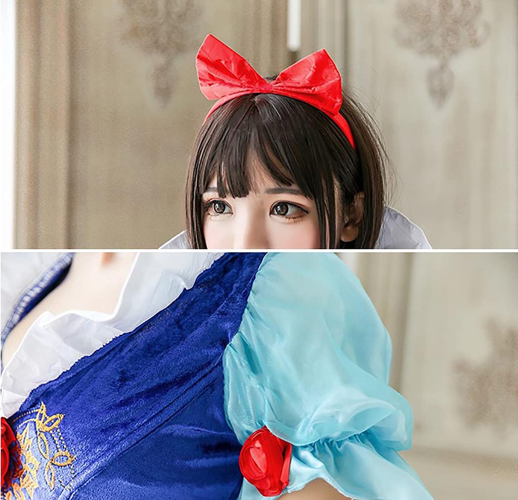 [Milky Time] Snow White Cosplay Halloween Costume, Adult Princess, Sexy, SnowWhite