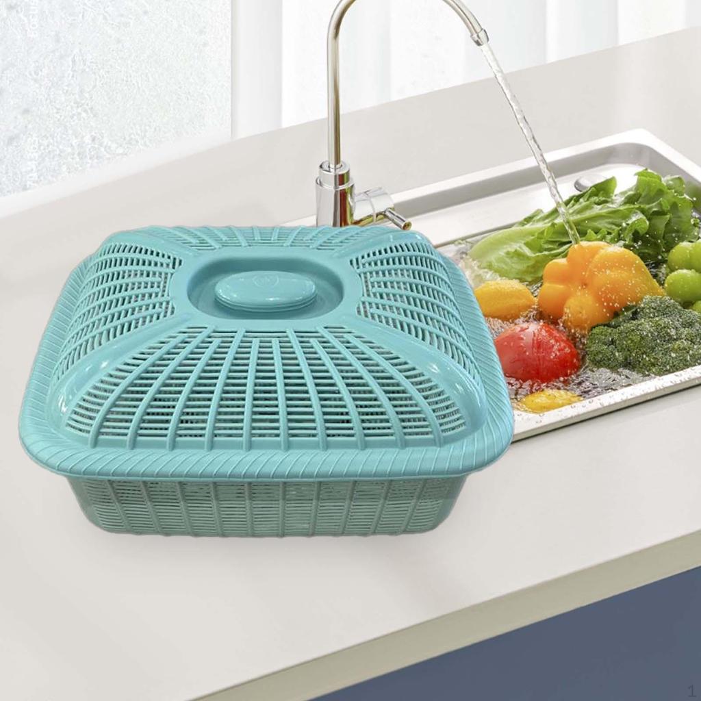 Крытая корзина с фруктами для организации и хранения на кухне