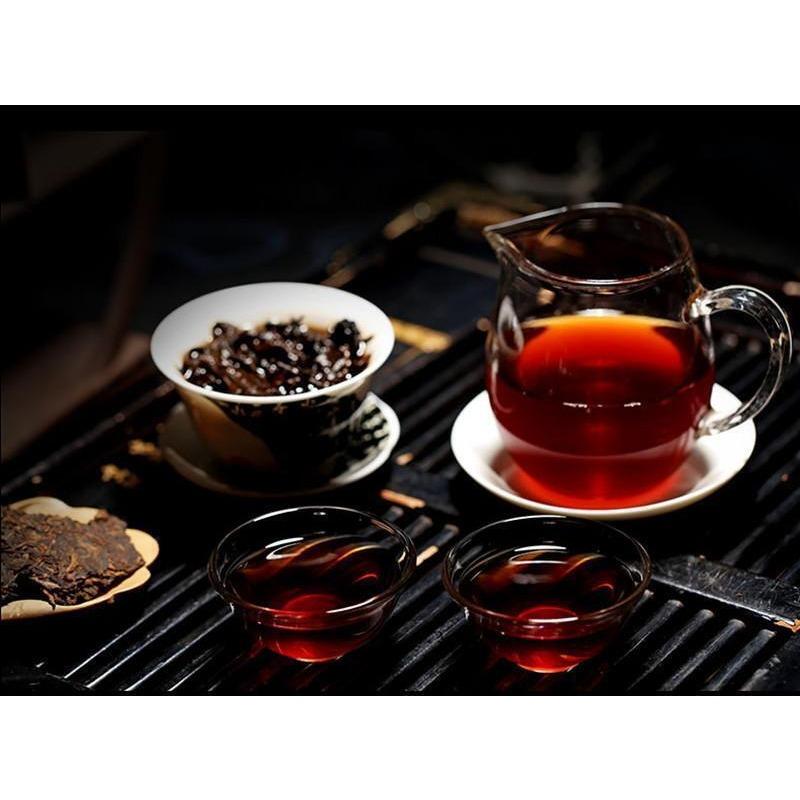 Чай пуэр Yunnan Wishful Pu-erh Cake Organic Class, приготовленный в духовке, полезный напиток, 357 г