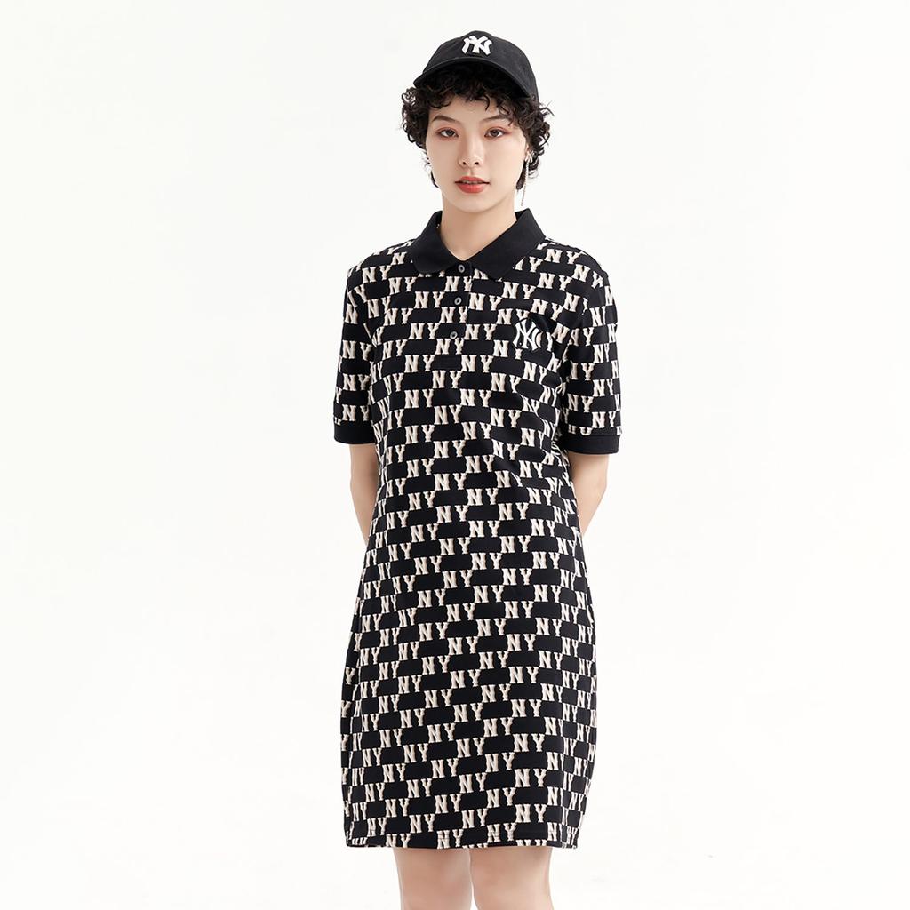MLB Short Sleeved Dress Women's Black 3FOPM0233-50BKS