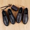 Итальянская мужская обувь повседневные мужские мокасины кожаные мокасины дышащие мягкие туфли-лодочки Zapatos Hombre легкие дышащие