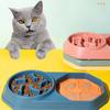 2 In 1 Cat Slow Feeder Bowl Slow Feeding Food Bowl Dog Bowl Lick Mat Dog Slow Feeder Bowl Peanut Butter Lick Pad