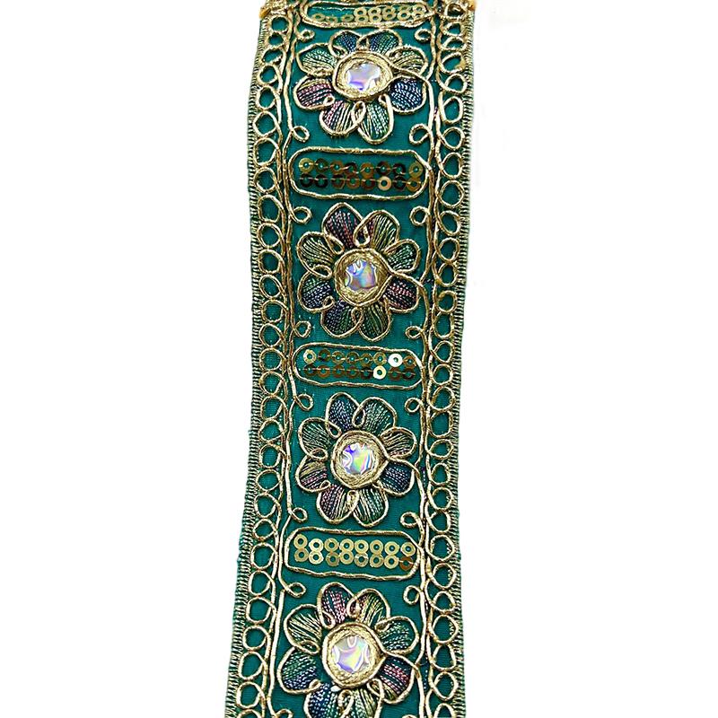 4.5смx10 ярдов Материалы для DIY Богемный стиль Швейные принадлежности Многофункциональный Цветочная вышивка Декор для штор Несколько цветов