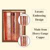 Glass - 275 ML, Copper Tumbler for Water Drinking, Elegant Drinkware & Serveware, Perfect for Gifting, Home, and Festive Décor, Set of 2