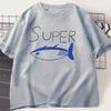 Kpop Korean Jin Super Tuna Fish Tshirts Fashion Vintage Short Sleeve Tshirt Unisex Unisex Clothing Cotton Casual Oversized T Shirt