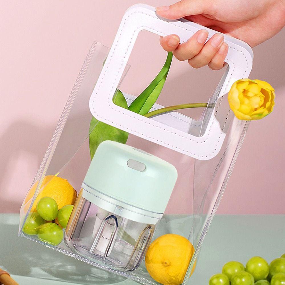 100/250ml Electric Food Chopper Household Garlic Masher Machine Condiment Grinder  Kitchen Gadgets