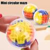 Education Puzzle Maze Toy Children 3D Bead Rolling Maze Rotating Puzzle Round