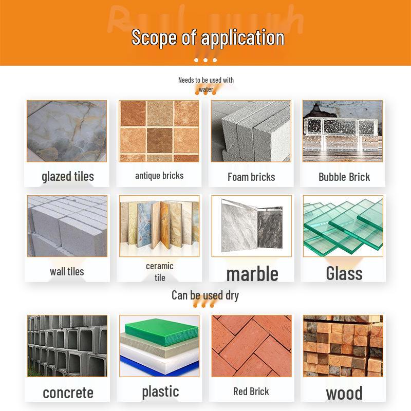 Шестигранный хвостовик Треугольное сверло по плитке - Карбидное резьбовое крестовое спиральное для сверления отверстий