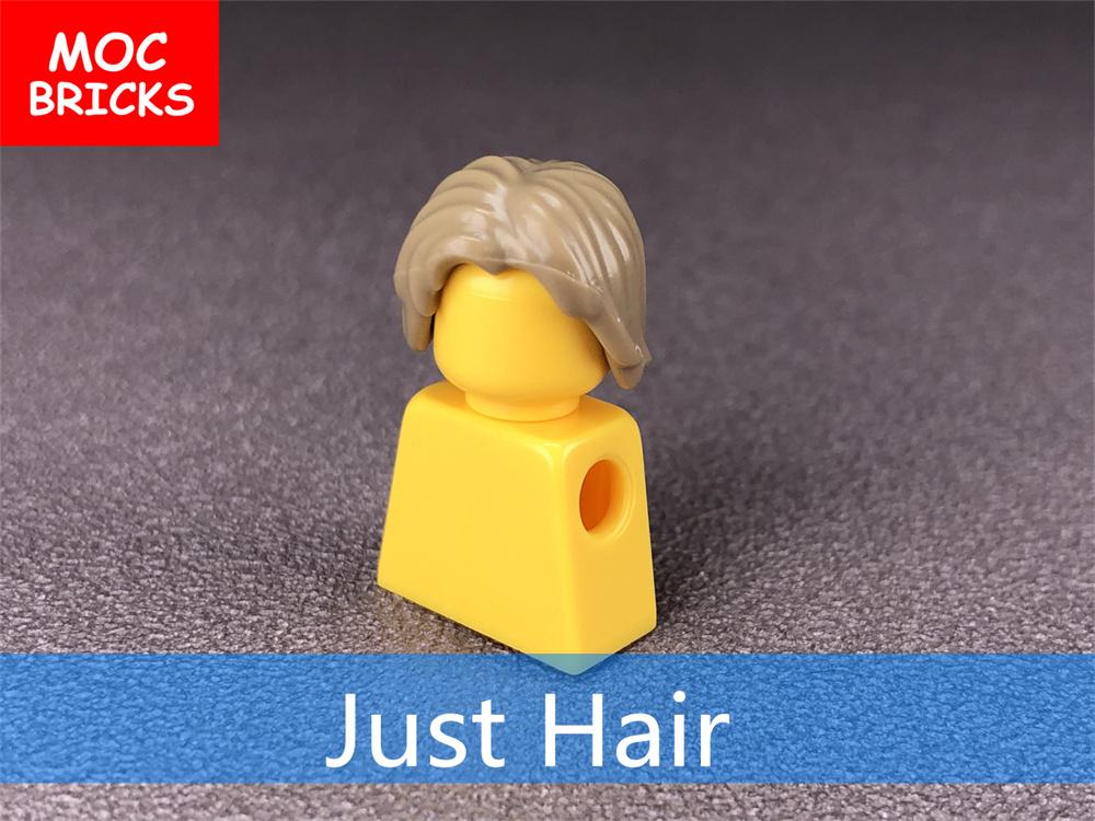 10 шт./лот Детали MOC Мужские прически Фигурка Игрушка Детские развивающие строительные блоки Собранные игрушки