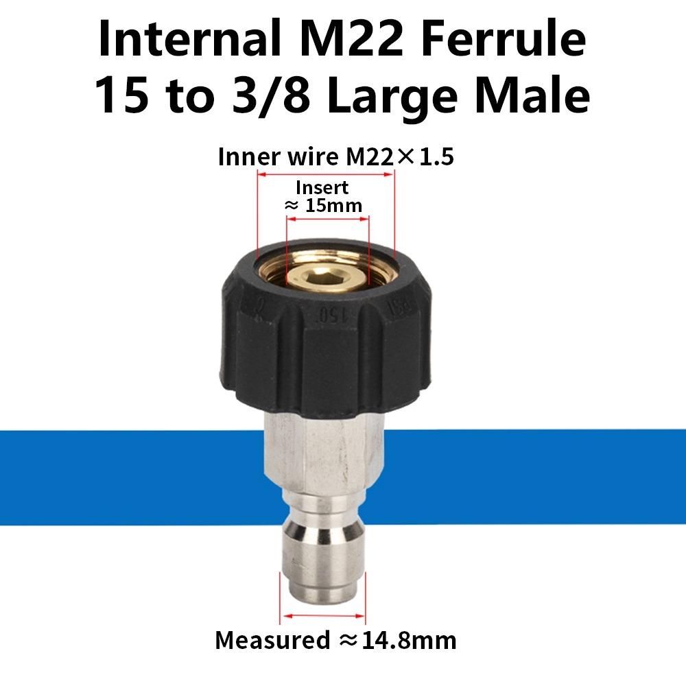 1Pcs Couplers Swivel Pressure Washer Adapter Wash Torch Hose Connector  Home Garden Accessory