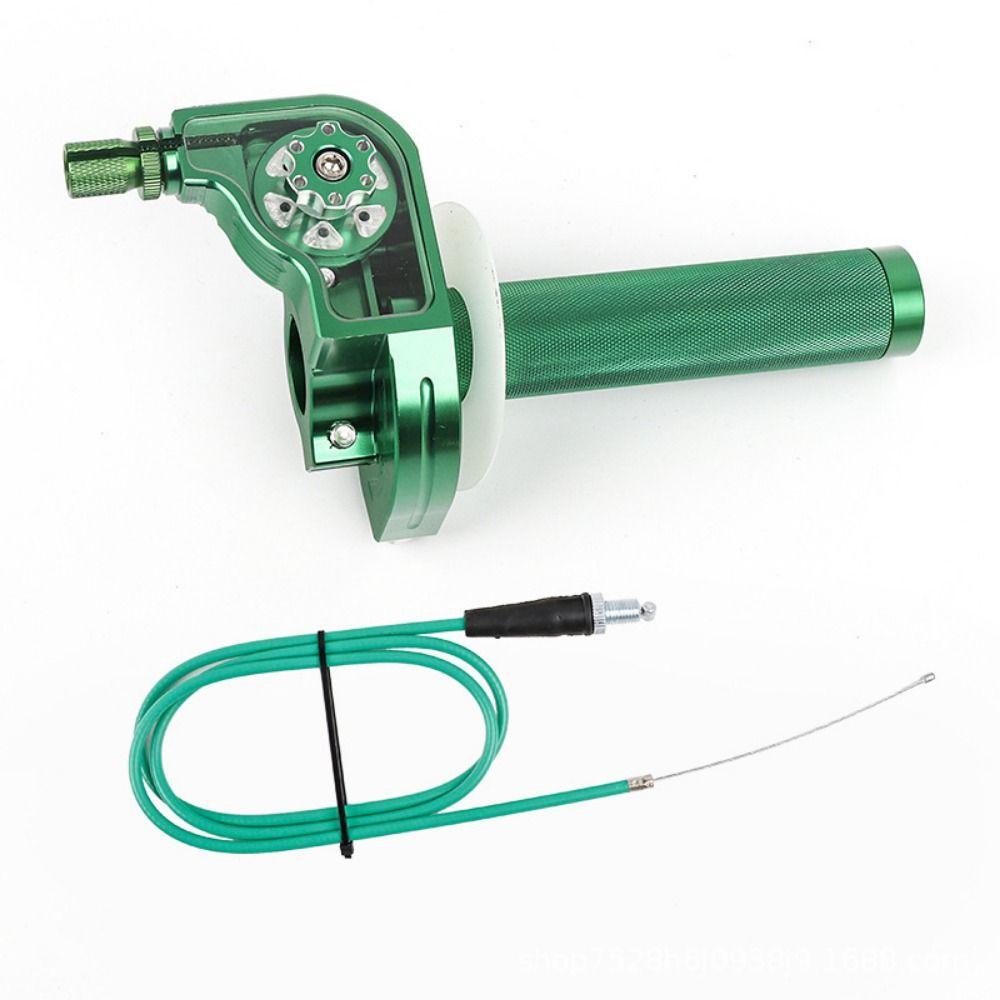 with Wire Motorcycle Rotary Throttle Handgrip Motorcycle Handlebars Moped Scooter Bike