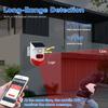 2в1 WiFi Tuya Smart Remote Control Outdoor Charger Security Sound Alarm Detector Sensor Farm Garden Solar Infrared Siren Solar