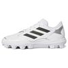 Adidas PureHustle 3 MD белые черные женские кроссовки Cloud-White Core-Black Silver-Metallic IG7139
