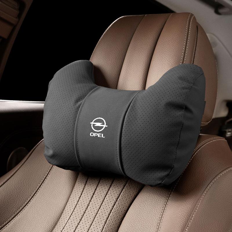 zjvg1 Car Neck Pillows Breathable Headrest Car Seat Neck Protector Pillow For Opel Vauxhall OPC Insignia Antara Corsa J D H Kadett GT