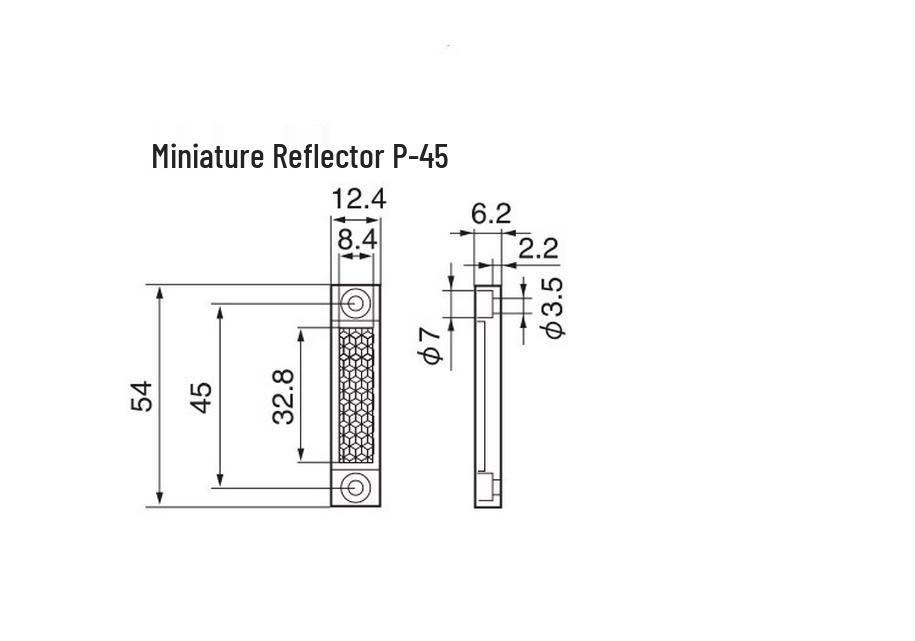 OPTEX SR-150N Photoelectric Sensor with Reflector - Genuine Mirror Reflection Type