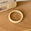 Colorful Fine Bangles Smooth Round Lady's Bracelet New Resin Bracelets  Gifts
