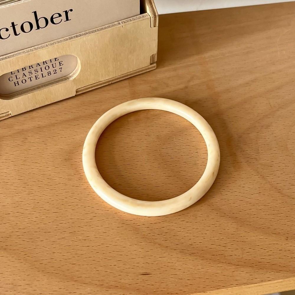 Colorful Fine Bangles Smooth Round Lady's Bracelet New Resin Bracelets Gifts