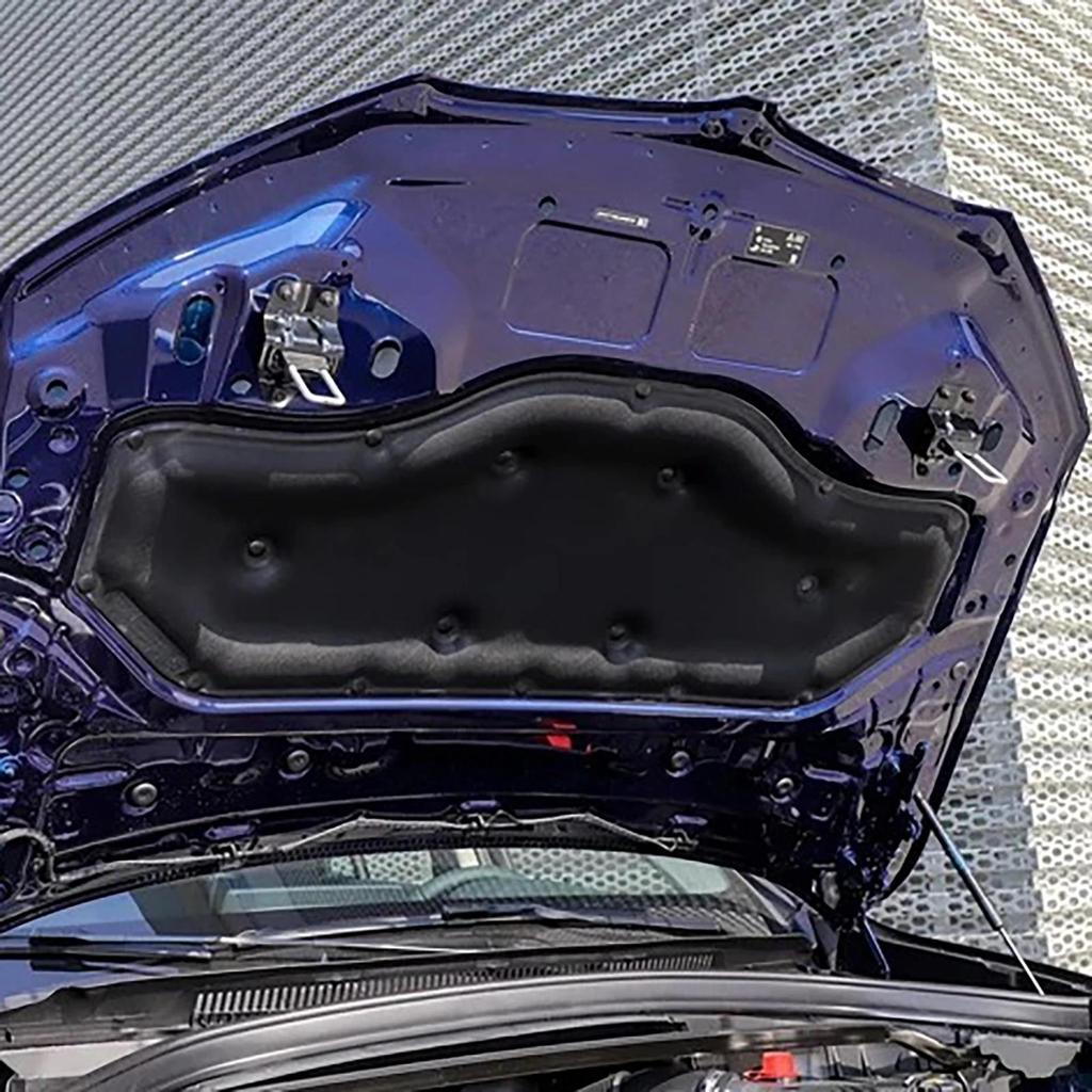 Автомобильная шумо-теплоизоляционная накладка на капот с креплением, подходит для BMW X1 F48 2019-2023, Теплозащита 2