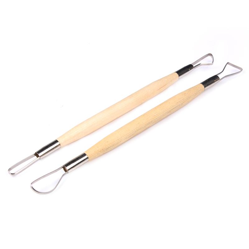 6 шт. деревянная ручка восковая керамика глиняная скульптура инструмент для резьбы DIY ремесленный набор деревянный нож отличный