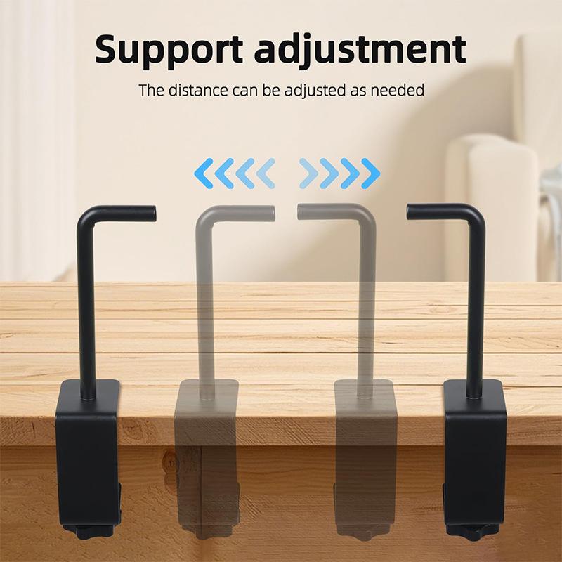 Adjustable Metal Paper Roll Holder Desktop Craft Paper Dispenser Kitchen Roll Holder for Art Drawing and Gift Wrapping