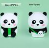 Creative Panda Cartoon Mini Pencil Sharpener - Portable, Cute, Single-Hole Stationery for Students