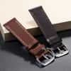 Retro Genuine Cowhide Leather Watch Strap 18mm 20mm 22mm Watchband for Citizen for Seiko Replacement Bracelet Watch Accessories