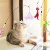 Игрушки для кошек, Колокольчики из стальной проволоки, Махалки из стальной проволоки с перьями, Игрушки для кошек, Товары для питомцев, Игрушки для кошек