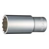 TONE Deep Socket Drive Angle Width Across Flats 27mm (12 Square) HP4D-27L 12.7mm (1/2")