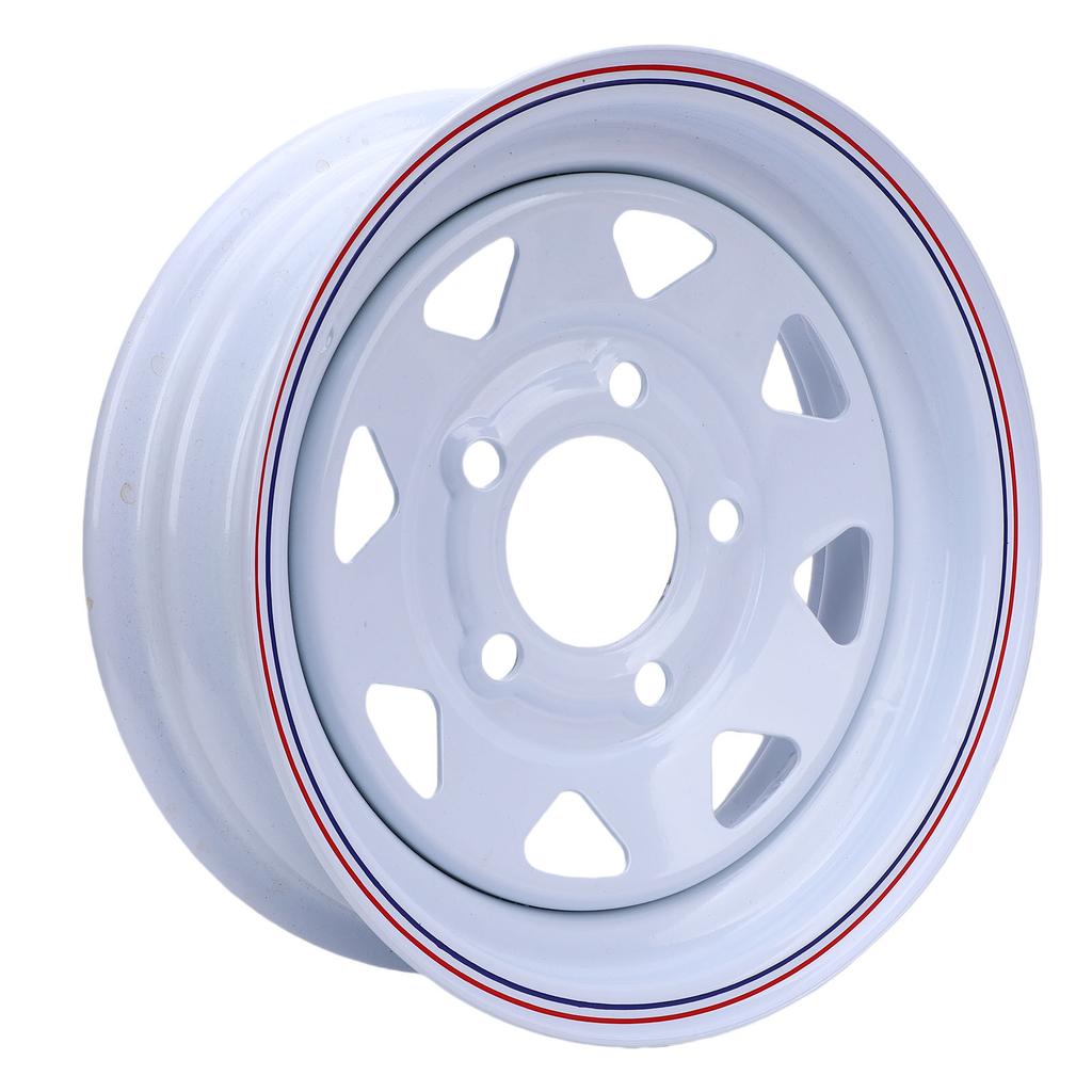 12 Inch Trailer Rim 1100 Lbs Load Capacity 12x4 5 114.3 Trailer Wheel Rim Alloy 5 Bolt Holes for Boat Cargo Trailers