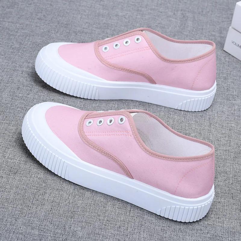 Candy Color 2024 Spring/Summer New Women's Shoes Breathable Upper Soft and Durable Big Sole Comfortable Women's Shoes