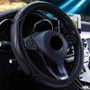 New Anti-Slip Steering Wheel Cover Braid On The Steering Wheel Cover Cubre Volante Breathable Auto Wheel Cover Car Accessor