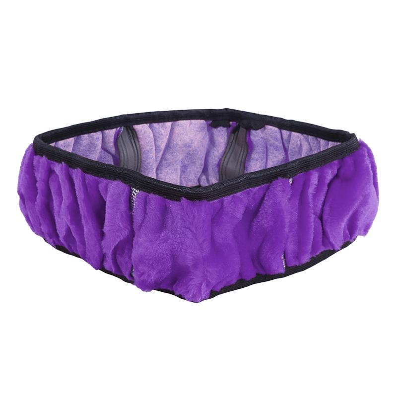 Автомобильный плюшевый чехол на руль без эластичного внутреннего кольца