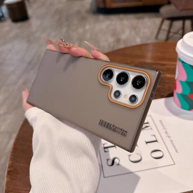 Simple Matte Transparent Case Suitable for Samsung S25 Ultra Mobile Phone Case S22 Case S24 Full Cover Protective Case 23 Hard