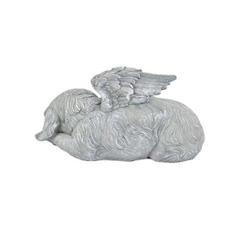Gift Garden Design Pet Tombstone Sculpture Angel Dog Statue Cat Figurine Memorial Stone Ornaments