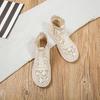 Order A Size Up,Exquisite Summer Korean Version of Harajuku Style Student Wild Flat Casual Women's Shoes Mesh Breathable Lazy Single Shoes
