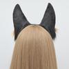 Косплей Повязки на голову с собачьими ушами Доберманы Карнавалы Аниме Персонаж Повязка для волос Повязки на голову с собачьими ушами Плюшевый Рождественский Обруч для волос