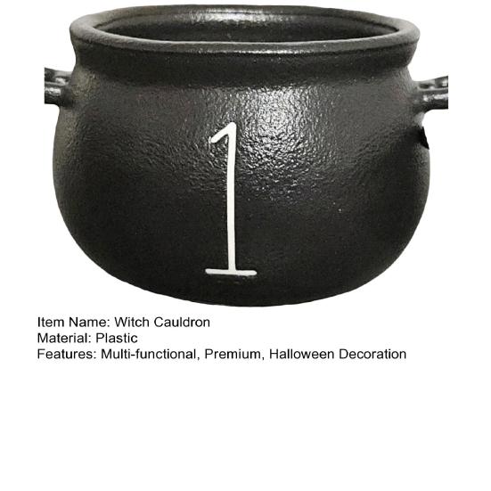 Мини Черный Котел Хэллоуин Ведьмин Котел Горшок Ведро Многоцелевая Маленькая Конфетница для Хэллоуина Угощение или Жизнь Вечеринка Сувениры